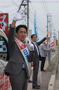 20190602藤野　安曇野街宣