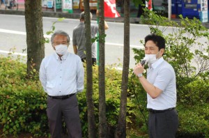 藤野20200627　長野県縦断国会報告キャラバン２