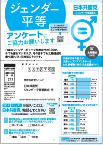 ジェンダーハガキ表