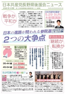 後援会4月号表